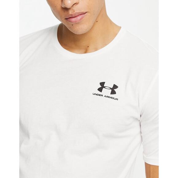 NWOT Under Armour t-shirt with logo in white Small - Picture 3 of 9